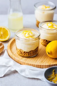 verrines de mousse au citron